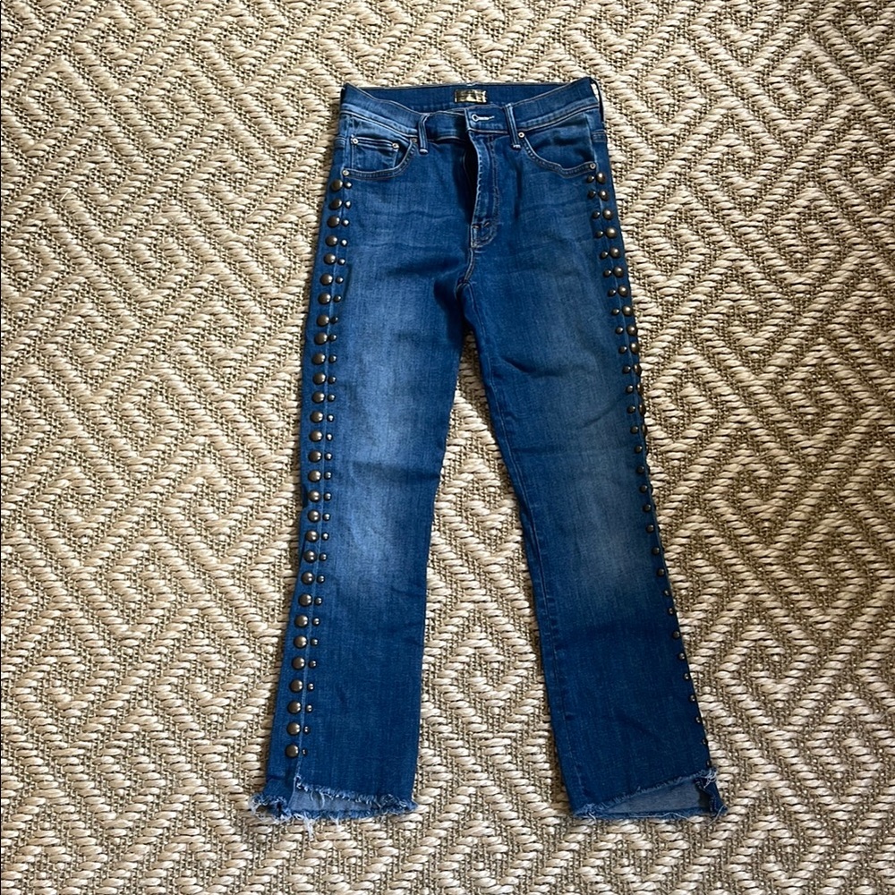 Studded Mother Jeans
